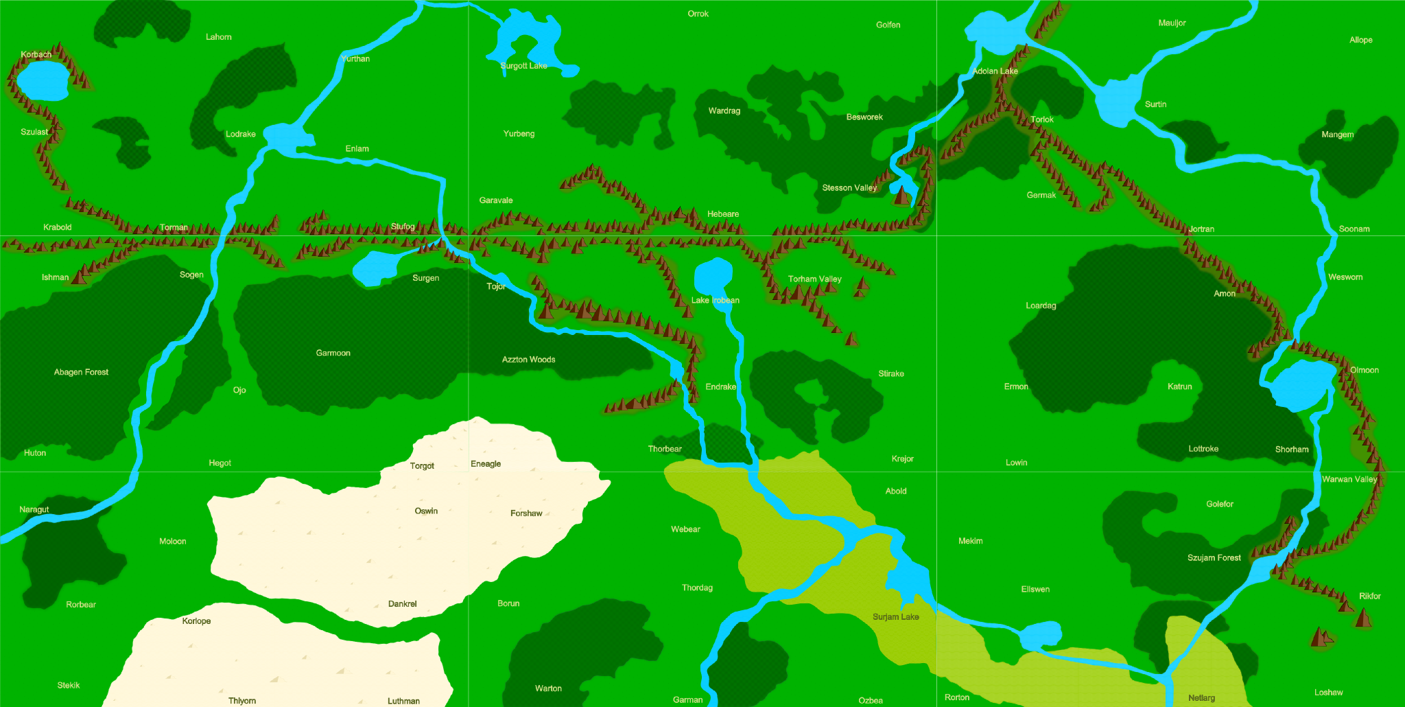 Garabold Region Map