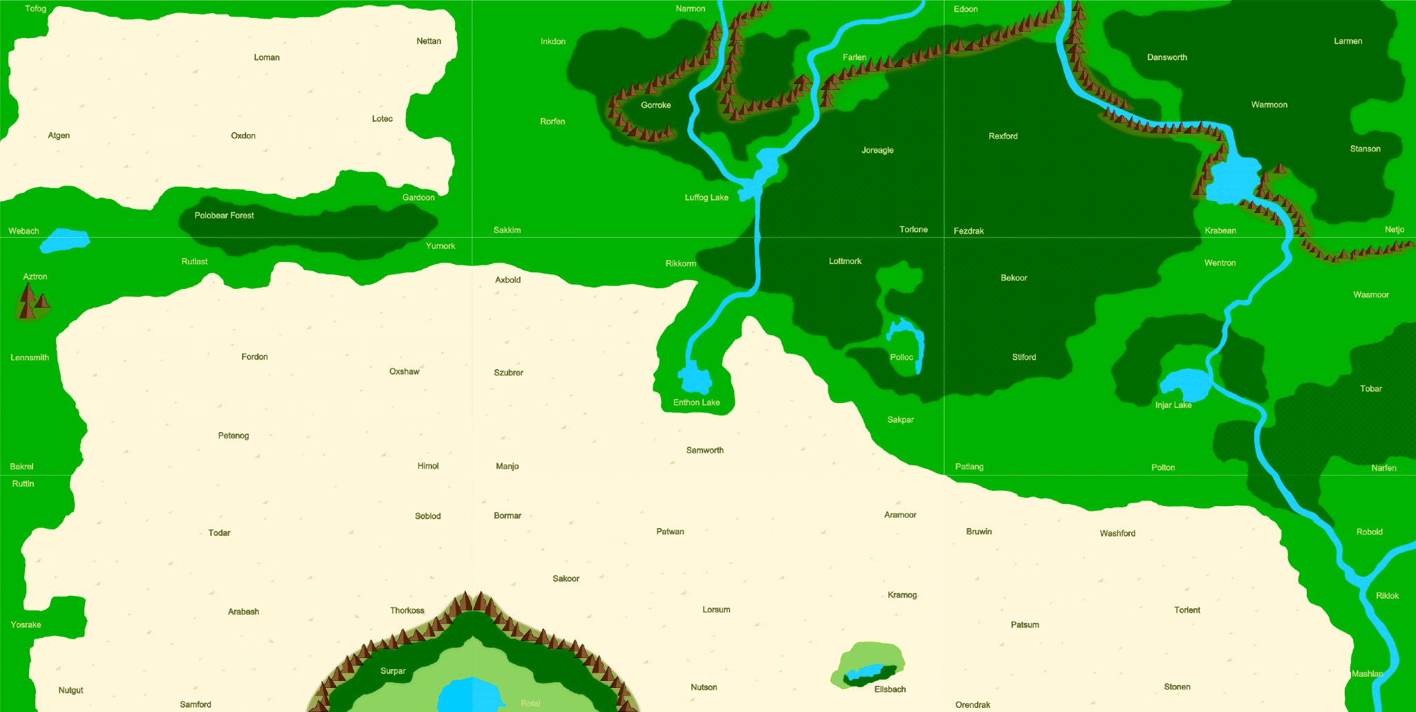 Nerodom Region Map